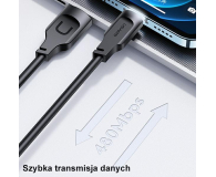 USAMS Kabel lightning 2,4A 1,2m Fast Charging purpurowy - 1569060 - zdjęcie 8